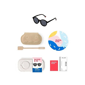 Солнцезащитные очки OLIVIO & CO "Черный кальмар", черные